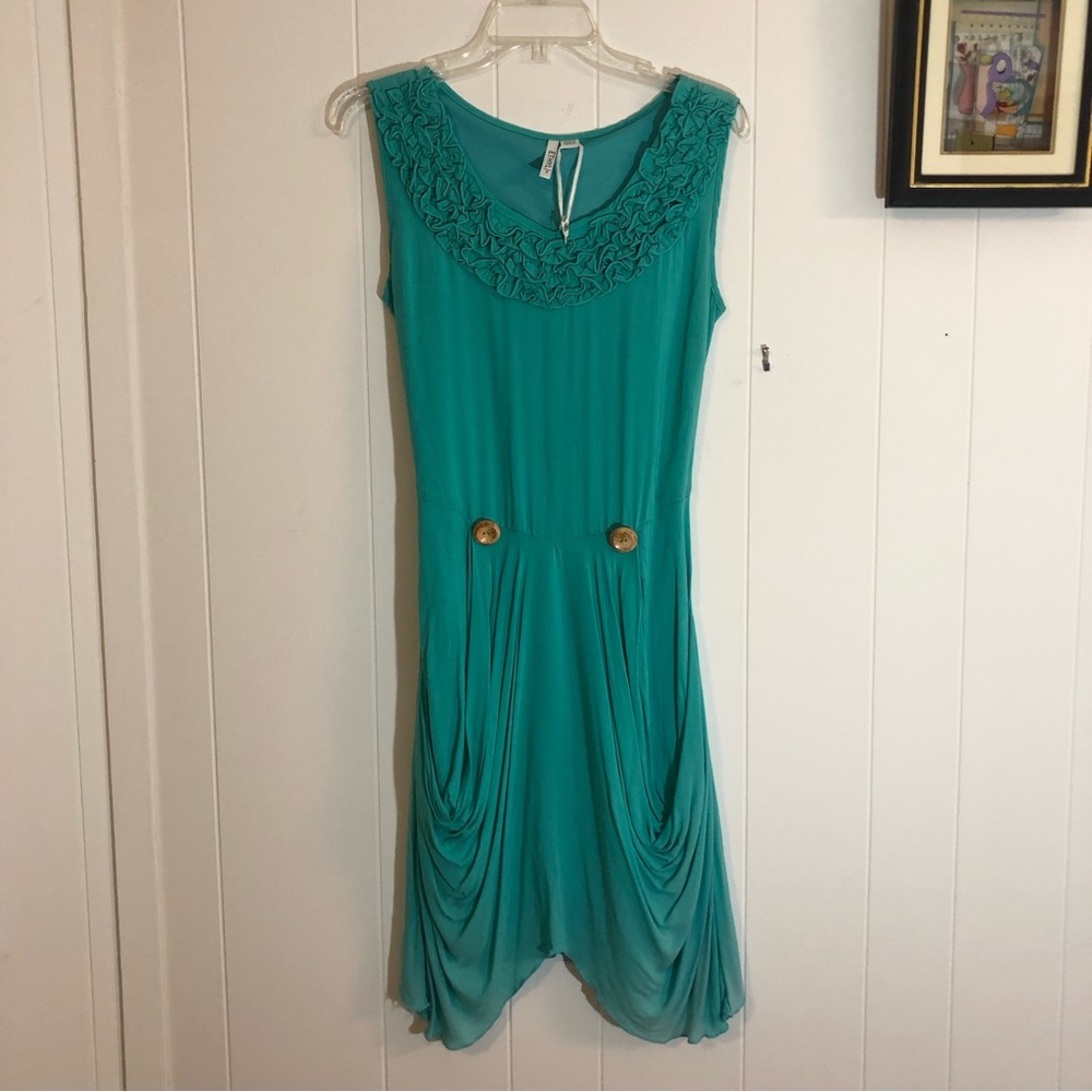 Ethyl Mint Green Sleeveless Dress NWOT Small